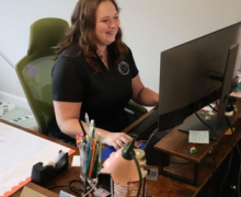 BOONE — When Laney Wise took a job with the town of Boone, she thought of it as “just a resume builder.” Five years later, she’s helped build the town’s entire communications operation from the ground up while writing grants to support community projects. Laney Wise meets with department heads and residents to secure funding where it is needed most. Photo by Lorelei Roberts